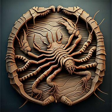 3D model Scolopendra robusta (STL)